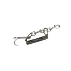 Divemarine Extensor de cordón de bobina de alambre con doble gancho Acero inoxidable 76 mm