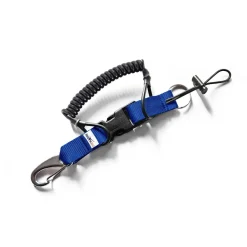 Divemarine Mosquetón Aramidic Lining Cable Stainless Steel 70 mm Spring Snap