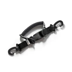 Divemarine Mosquetón Aramidic Lining Cable Double Acetalic Big Spring Hook