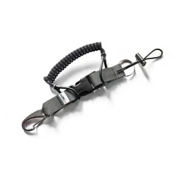 Divemarine Mosquetón Aramidic Lining Cable Stainless Steel 70 mm Spring Snap