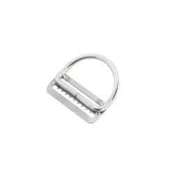 Divemarine Retenedor de peso dentado SS con anillo en D soldado curvado 50 mm