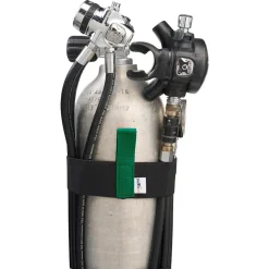 Divemarine Sujetador de banda elástica con cincha para botella 7L 25 mm