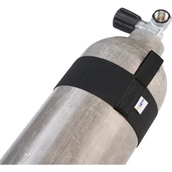 Divemarine Sujetador de banda elástica con cincha para botella S80 25 mm