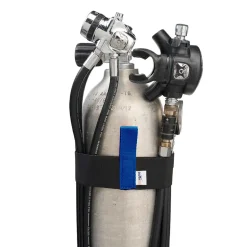 Divemarine Sujetador de banda elástica con cincha para botella S80 60 mm