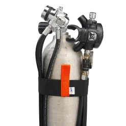 Divemarine Sujetador de banda elástica con cincha para botella S80 60 mm