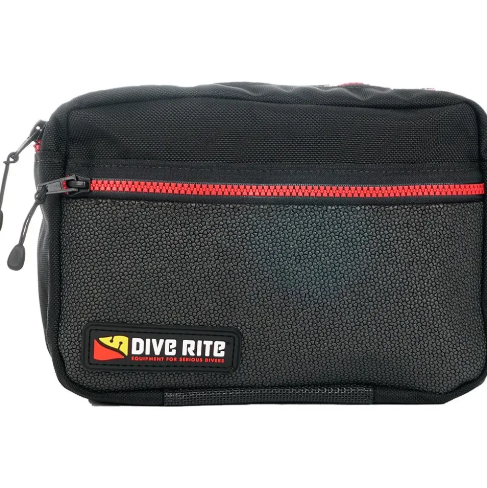Dive Rite Bolsillo de carga Bellows Horizontal Zip