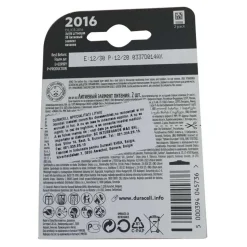 Duracell Batería alcalina CR2016N 2 unidades