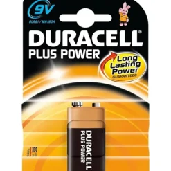 Duracell Batería alcalina 6LR61 9V