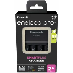 Eneloop Cargador de batería BQ-CC55/+4AA