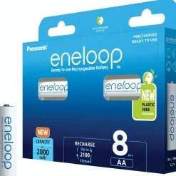 Eneloop Pila recargable BK-3MCDE/8BE 2000mAh 8 unidades