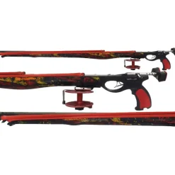 Epsealon Fusil de gomas con carrete Cobra Camo