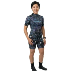 Epsealon Shorty de manga corta para mujer Spearfishing 2.5 mm reacondicionado