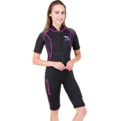 Ist Dolphin Tech Shorty de manga corta para mujer Sky 3 mm