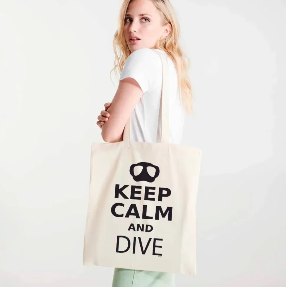 Kruskis Bolsa tote Keep Calm And Dive