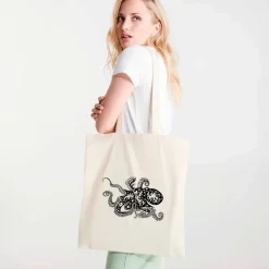 Kruskis Bolsa tote Psychedelic Octopus