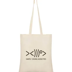 Kruskis Bolsa tote Simply Diving Addicted