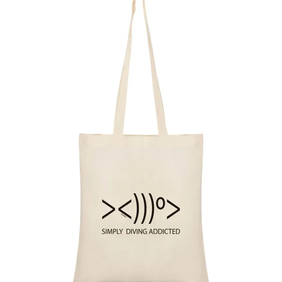 Kruskis Bolsa tote Simply Diving Addicted