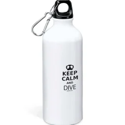 Kruskis Botella Keep Calm And Dive 800ml Aluminium