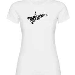 Kruskis Camiseta de manga corta para mujer Orca Tribal