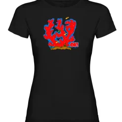 Kruskis Camiseta de manga corta para mujer Coral OK