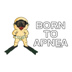 Kruskis Camiseta de manga corta Born To Apnea