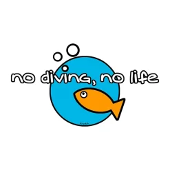 Kruskis Camiseta de manga corta No Diving No Life