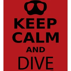 Kruskis Camiseta de manga corta Keep Calm and Dive