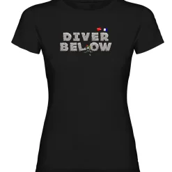 Kruskis Camiseta de manga corta para mujer Diver Below