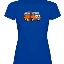 Kruskis Camiseta de manga corta para mujer Hippie Van Dive