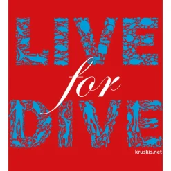 Kruskis Camiseta de manga corta Live For Dive