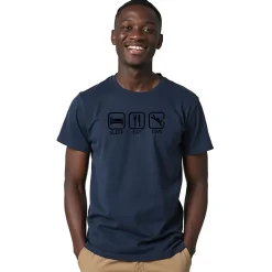 Kruskis Camiseta de manga corta Sleep Eat And Dive