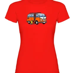 Kruskis Camiseta de manga corta para mujer Hippie Van Dive