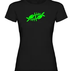 Kruskis Camiseta de manga corta para mujer Fishbones