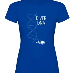 Kruskis Camiseta de manga corta para mujer Diver DNA