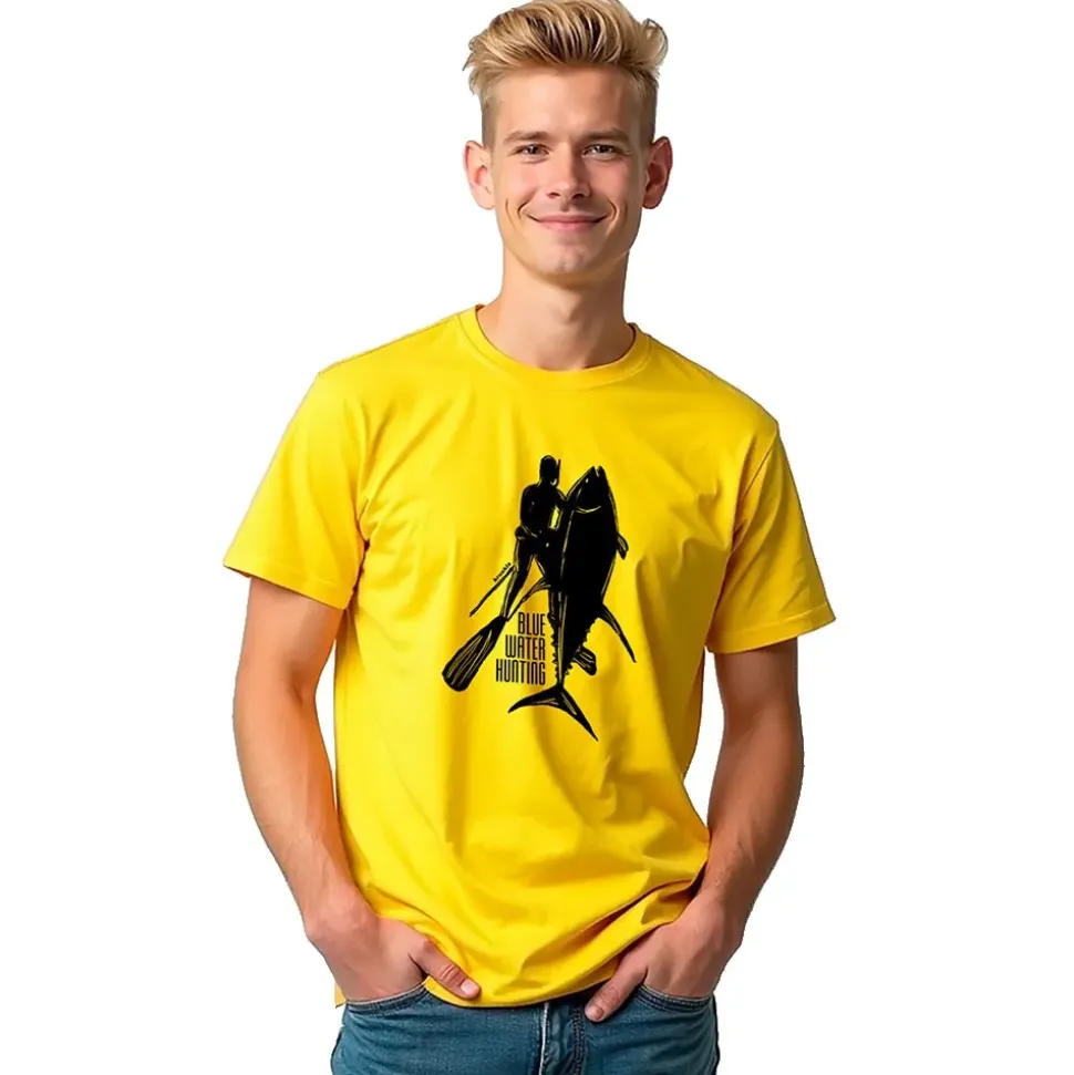 Kruskis Camiseta de manga corta Blue Water Hunting