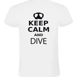 Kruskis Camiseta de manga corta Keep Calm and Dive