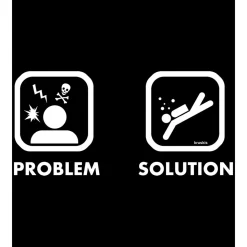 Kruskis Camiseta de manga corta Problem Solution Dive