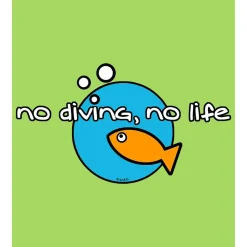Kruskis Camiseta de manga corta No Diving No Life