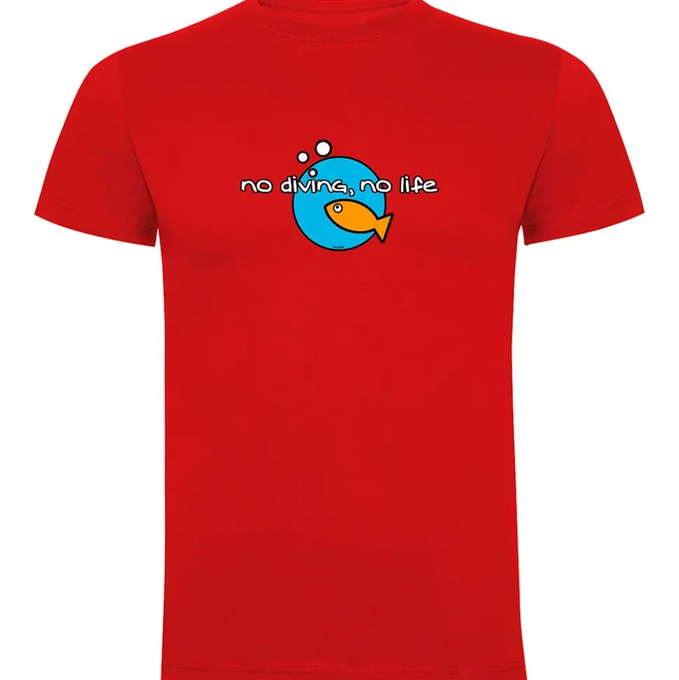 Kruskis Camiseta de manga corta No Diving No Life