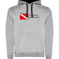 Kruskis Sudadera con capucha Diving Passion Two-Colour
