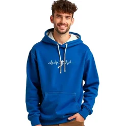 Kruskis Sudadera con capucha Diving Heartbeat Two-Colour