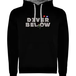 Kruskis Sudadera con capucha Diver Below Two-Colour