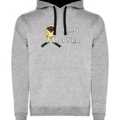 Kruskis Sudadera con capucha Born To Apnea Two-Colour