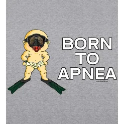 Kruskis Sudadera con capucha Born To Apnea Two-Colour