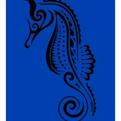 Kruskis Sudadera con capucha Seahorse Tribal