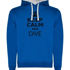 Kruskis Sudadera con capucha Keep Calm And Dive