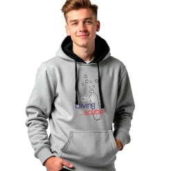 Kruskis Sudadera con capucha Dive Diving Scuba