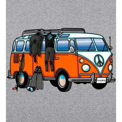 Kruskis Sudadera con capucha Hippie Van Spearfish Two-Colour