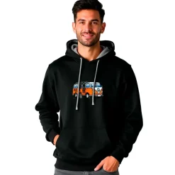 Kruskis Sudadera con capucha Hippie Van Spearfish Two-Colour
