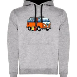 Kruskis Sudadera con capucha Hippie Van Dive Two-Colour